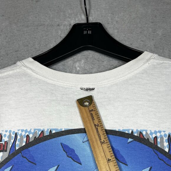 Vintage Mopar Shirt Mens Size XL White Rock Rockingham Dragway Raceway Park - Picture 11 of 12